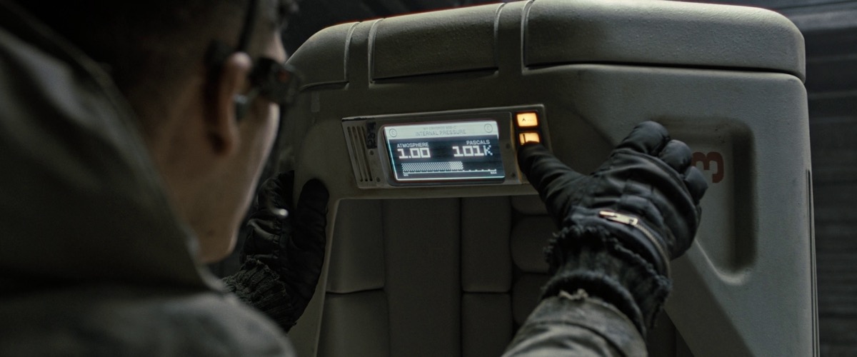 Display integrated into a set piece
