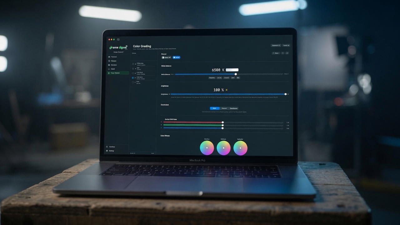 Frame Signal playback software running on set